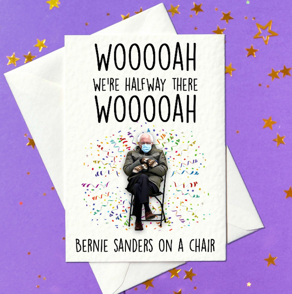 Bernie Sanders Card - Funny Birthday Card (A6) – Prickly Cards